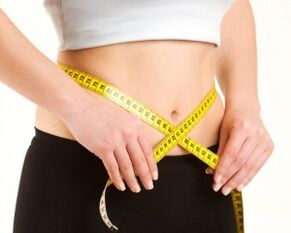 Reduzierung der Taille bei der Ducan-Diät