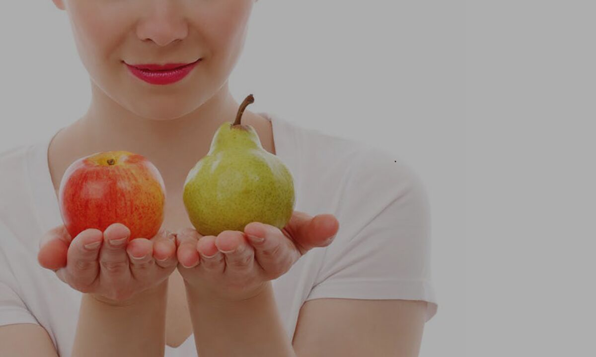 Äpfel und Birnen in der Buchweizen-Frucht-Diät